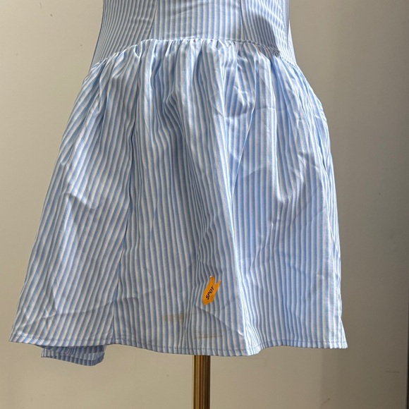 REVOLVE Blue Striped Mini Dress - Picture 7 of 7